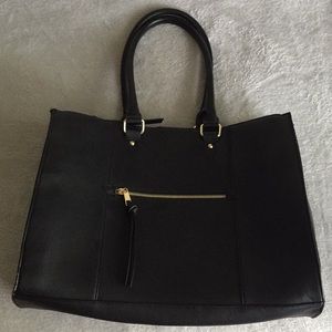 Merona Black Tote